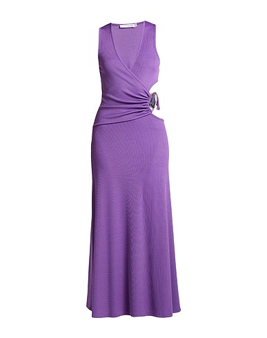 CHRISTOPHER ESBER Long dress Purple 96% Polyester, 4% Elastane