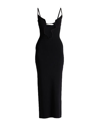 CHRISTOPHER ESBER Langes Kleid Schwarz 80% Viskose, 20% Nylon
