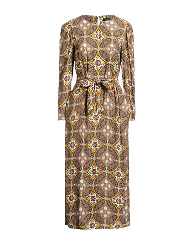 WEEKEND MAX MARA Midi dress Mustard 100% Viscose
