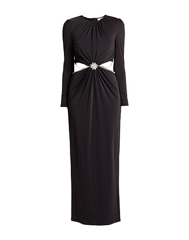 COUTURE IS FOREVER Vestito lungo Nero 94% Poliestere, 6% Elastan