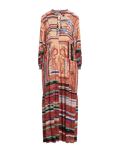 PIERRE-LOUIS MASCIA Long dress Beige 100% Silk