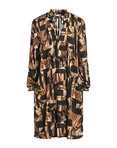PIERRE-LOUIS MASCIA Robe courte Beige 100% Soie