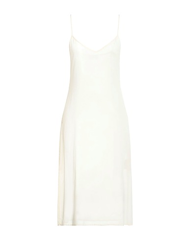 PIERRE-LOUIS MASCIA Midi-Kleid Beige 93% Seide, 7% Elastan