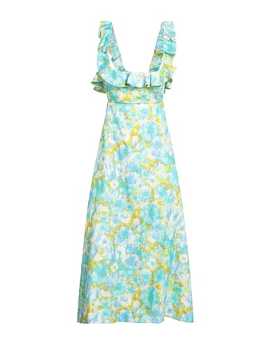 ZIMMERMANN Long dress Turquoise 100% Linen