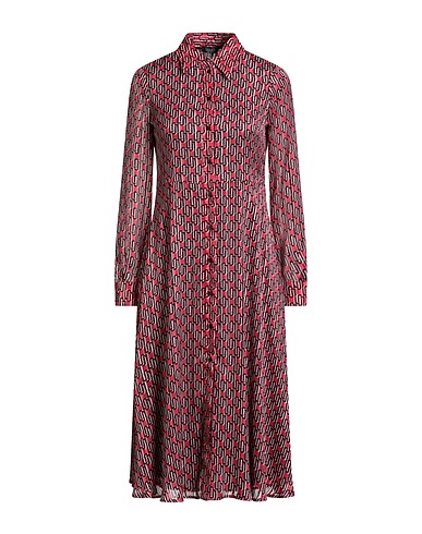LIU •JO Hemdkleid Fuchsia 98% Polyester, 2% Metallfaser