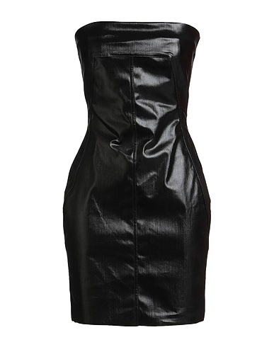 RICK OWENS Elegant dress Black 91% Cotton, 9% Elastomultiester