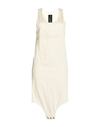 RICK OWENS x CHAMPION Short dress Ivory 100% Cotton