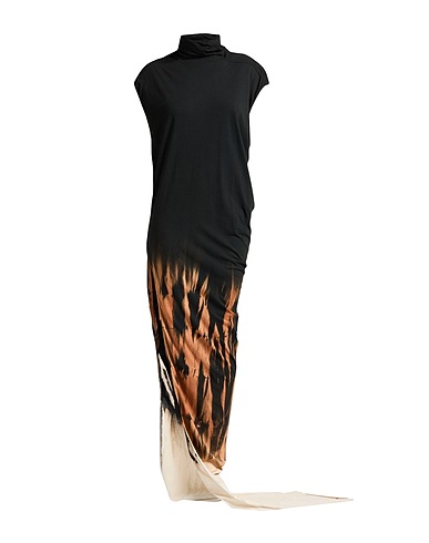 DRKSHDW by RICK OWENS Long dress Black 100% Cotton