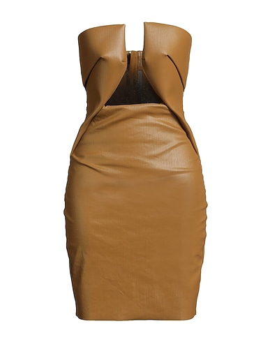 RICK OWENS Short dress 91% Cotton, 6% Elastomultiester, 3% Rubber