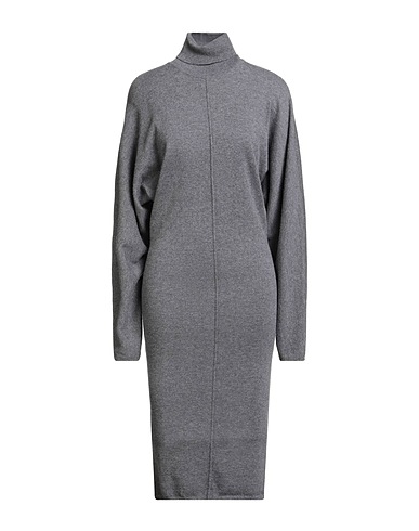 JACOB LEE Midi dress Charcoal 100% Cashmere