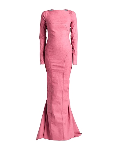RICK OWENS Denim dress Antique rose 91% Cotton, 6% Elastomultiester, 3% Rubber