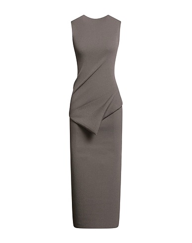 RICK OWENS Midi dress Taupe 68% Viscose, 32% Polyester