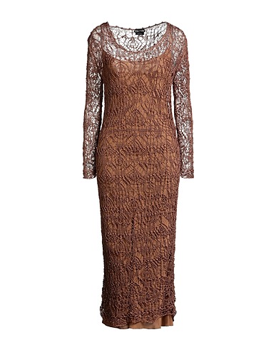 TOM FORD Midi dress Khaki 100% Acetate