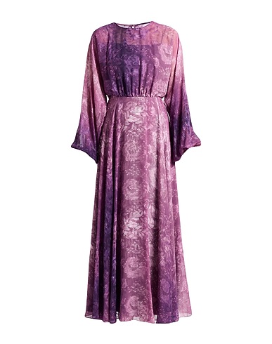 MIKAEL AGHAL Long dress Purple 100% Polyester