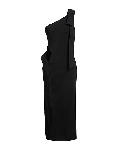 CULT GAIA Vestito midi Nero 80% Poliestere, 17% Nylon, 3% Elastan