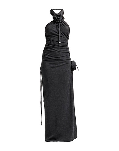 BURBERRY Long dress Charcoal 100% Wool