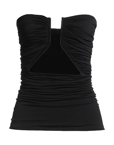 RICK OWENS Elegant dress Black 91% Nylon, 9% Elastane