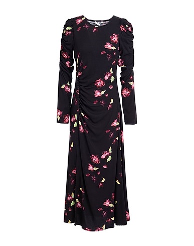 MAR DE MARGARITAS Midi dress Black 100% Viscose