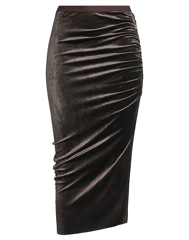 RICK OWENS LILIES Long skirt 100% Viscose