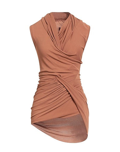 RICK OWENS LILIES Top Nocciola 78% Viscosa, 17% Poliammide, 5% Elastan