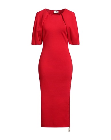 ELISABETTA FRANCHI Elegantes Kleid Rot 72% Viskose, 28% Polyester