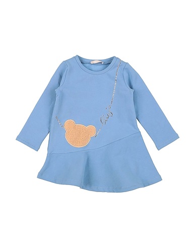 LIU •JO Vestito Baby  Blu chiaro 95% Cotone, 5% Elastan