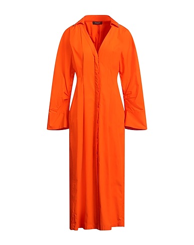 FABIANA FILIPPI Long dress Orange 100% Cotton