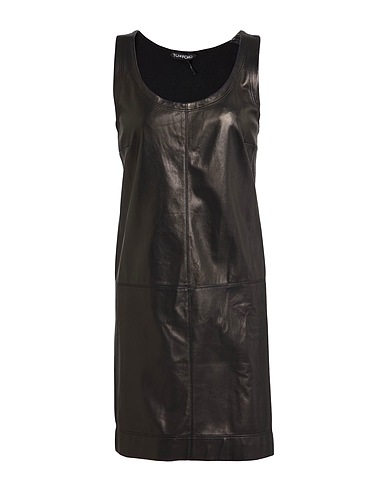 TOM FORD Tubino Nero 70% Cachemire, 30% Seta, Pelle di agnello