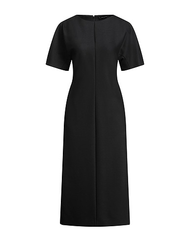 FABIANA FILIPPI Midi dress Black 53% Polyester, 43% Virgin Wool, 4% Elastane