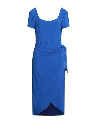 FRANK LYMAN Midi-Kleid Königsblau 95% Polyester, 5% Elastan