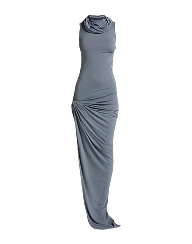 RICK OWENS LILIES Long dress Grey 78% Viscose, 17% Polyamide, 5% Elastane