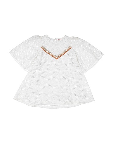 MISSONI KIDS Dress White 55% Nylon, 45% Cotton