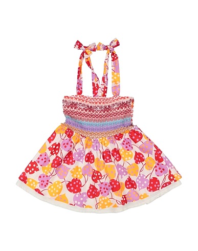MISSONI KIDS Dress Red 57% Cotton, 36% Rayon, 5% Nylon, 2% Elastane