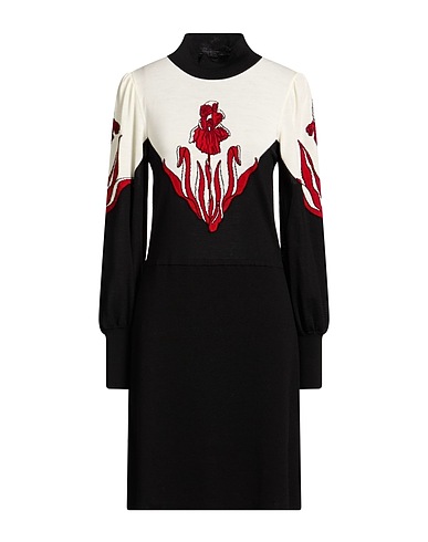 BOUTIQUE MOSCHINO Sheath dress Black 100% Virgin Wool