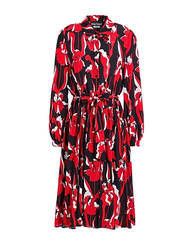 BOUTIQUE MOSCHINO Midi dress Black 100% Silk