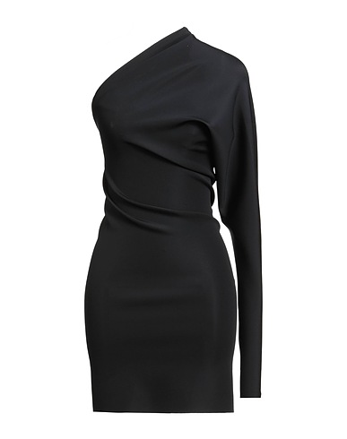 RICK OWENS LILIES One-shoulder dress Black 85% Polyester, 15% Elastane