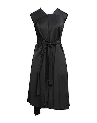 HIGH Midi dress Black 76% Rayon, 22% Virgin Wool, 2% Elastane
