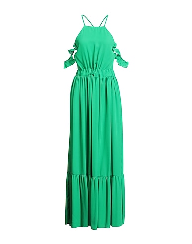REBEL QUEEN by LIU •JO Long dress VERDE 100% Polyester
