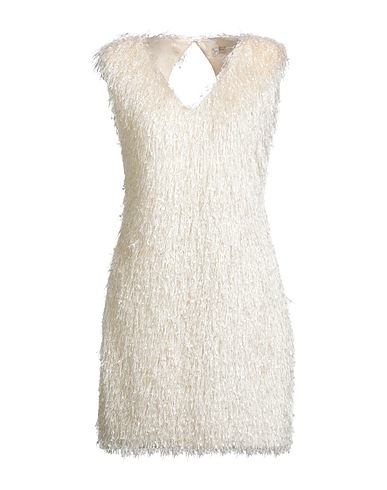 REBEL QUEEN by LIU •JO Short dress Ivory 100% Polyester