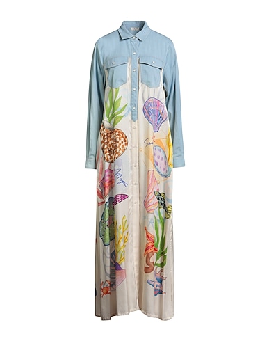 ME369 Платье-рубашка 52% Вискоза, 48% Район, Хлопок, Лиоцелл