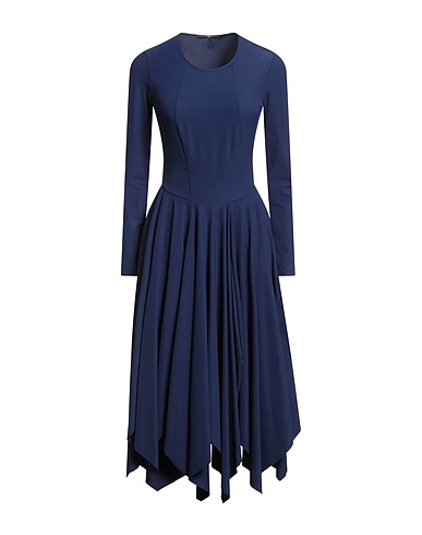 HIGH Midi dress Navy 75% Nylon, 25% Polyester