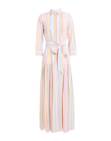 SARA ROKA Long dress Lilac 100% Cotton