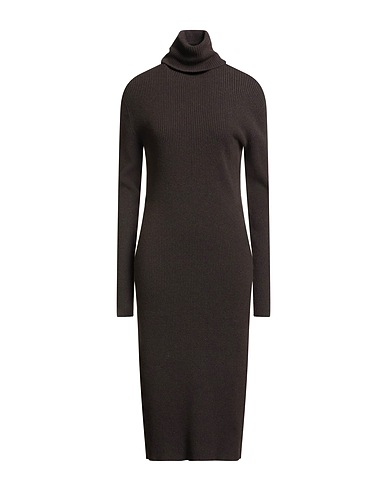 FABIANA FILIPPI Knit dress Dark brown 75% Virgin Wool, 15% Silk, 10% Cashmere