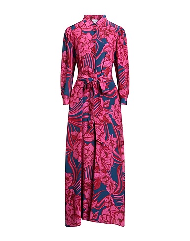 SARA ROKA Long dress Fuchsia 100% Silk