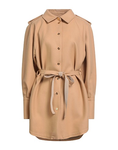 PATOU Shirt dress Sand 80% Wool, 20% Polyamide