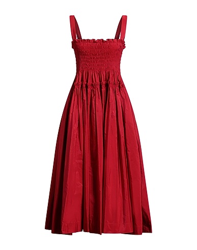 MOLLY GODDARD Midi dress Burgundy 100% Polyester