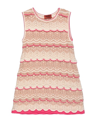 MISSONI KIDS Dress Beige 90% Wool, 10% Polyamide
