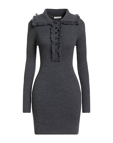 BY MALENE BIRGER Sheath dress Charcoal 100% Wool