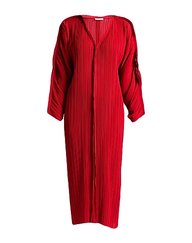 BY MALENE BIRGER Midi dress Brick red 100% Polyester
