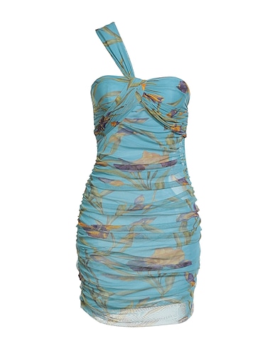 SAINT LAURENT One-shoulder dress AVIO 100% Polyester